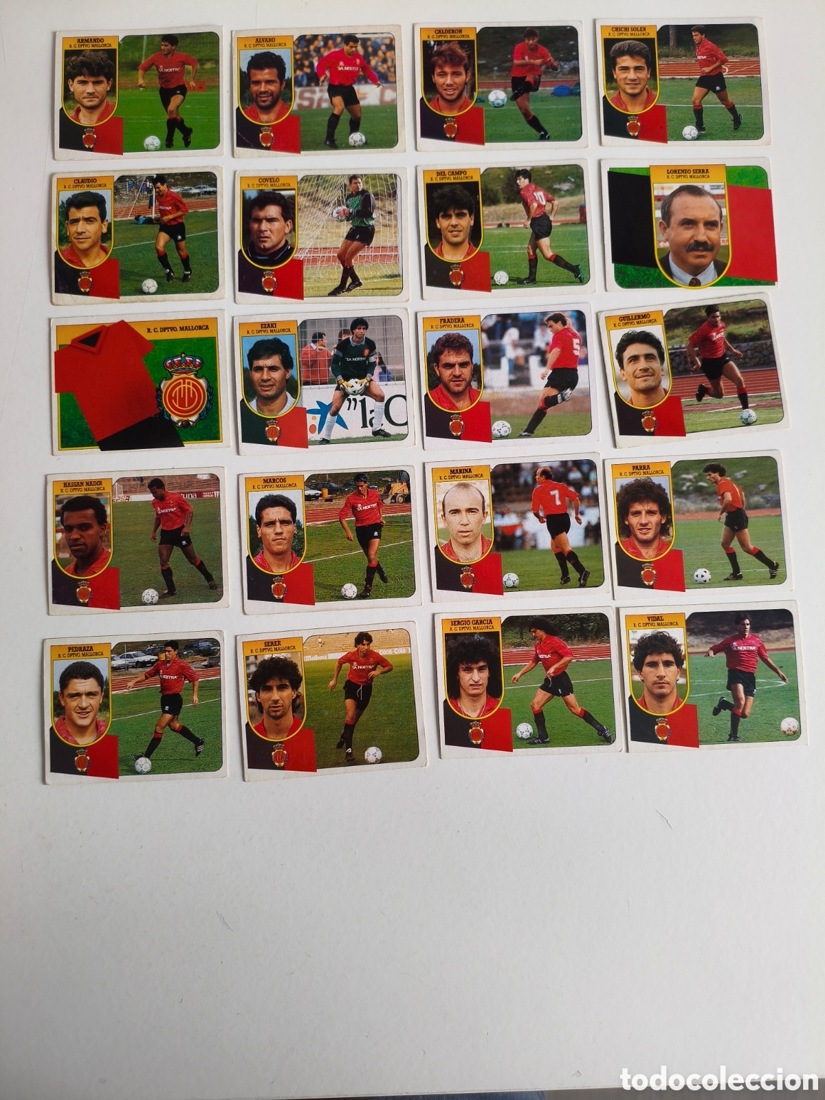 Fu&szlig;ball-Sticker: Cromos liga 91 92 Mallorca CF