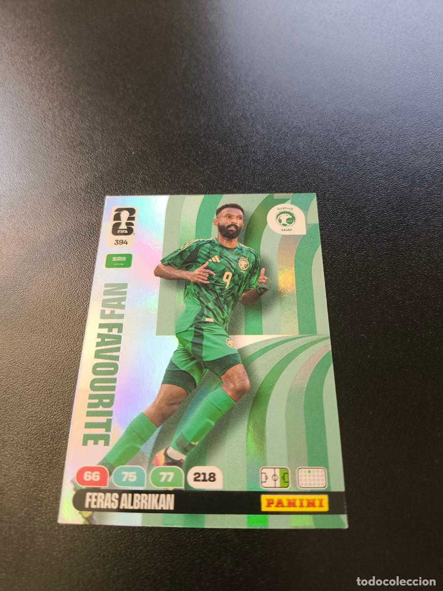 Figurine di Calcio: 394 Feras Albrikan FAN ARABIA SAUDI ADRENALYN MUNDIAL FIFA WORLD CUP 2026 PANINI NO LIGA ESTE