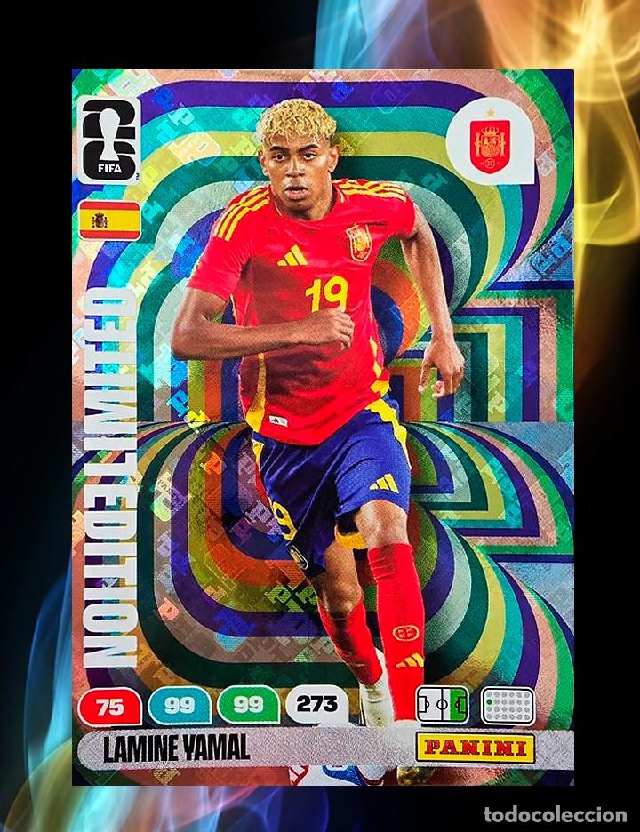 Cromos de F&uacute;tbol: Lamine Yamal, Edici&oacute;n Limitada, Espa&ntilde;a, Adrenalyn XL Fifa World Cup 2026