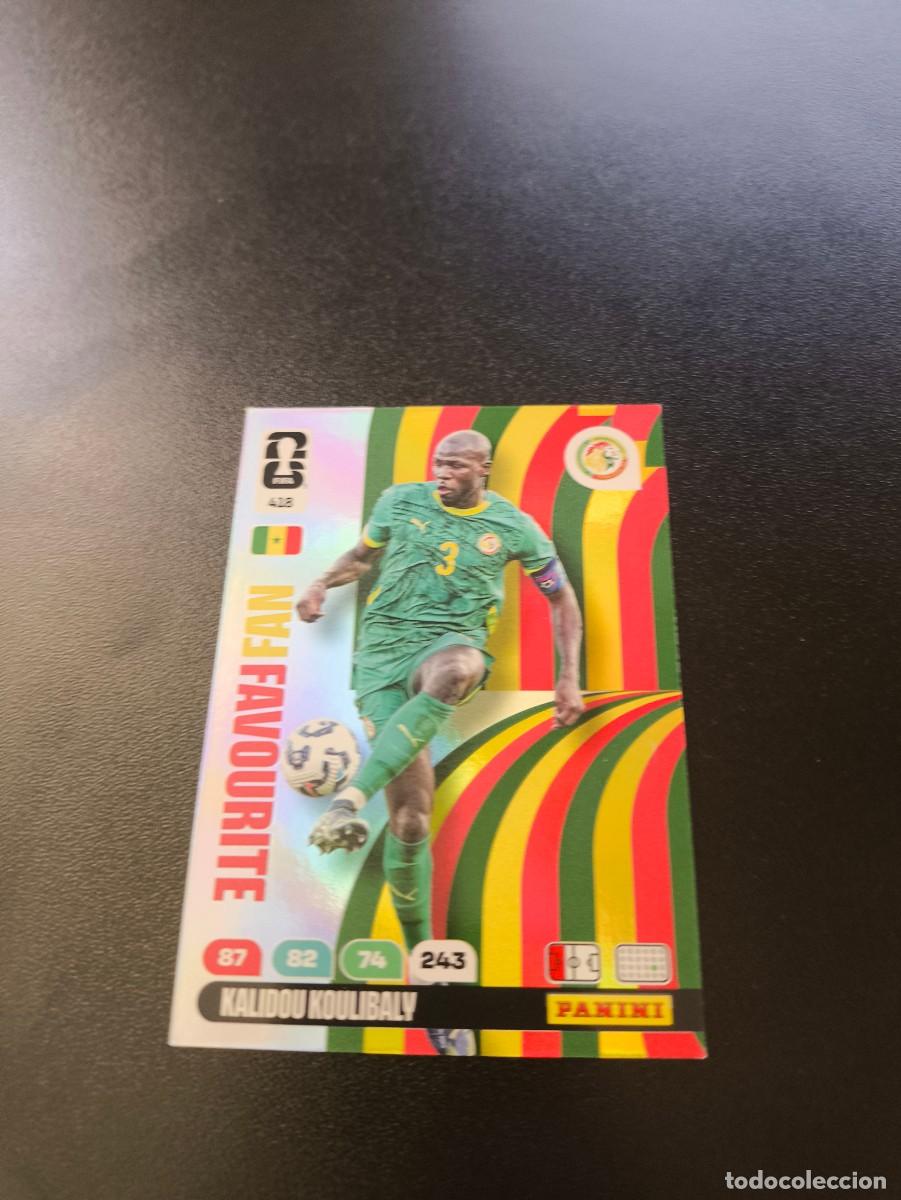 Cromos de F&uacute;tbol: 418 Kalidou Koulibaly FAN FAVOURIT SENEGAL ADRENALYN MUNDIAL FIFA WORLD CUP 2026 PANINI NO LIGA ESTE