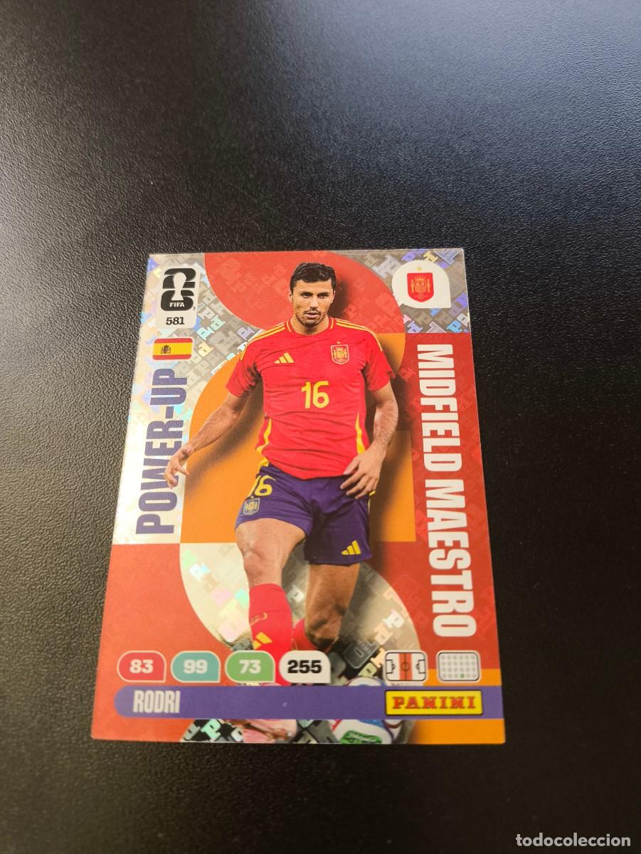 Cromos de F&uacute;tbol: 581 RODRI ESPA&Ntilde;A MINDFIELD MAESTRO ADRENALYN MUNDIAL FIFA WORLD CUP 2026 PANINI NO LIGA ESTE