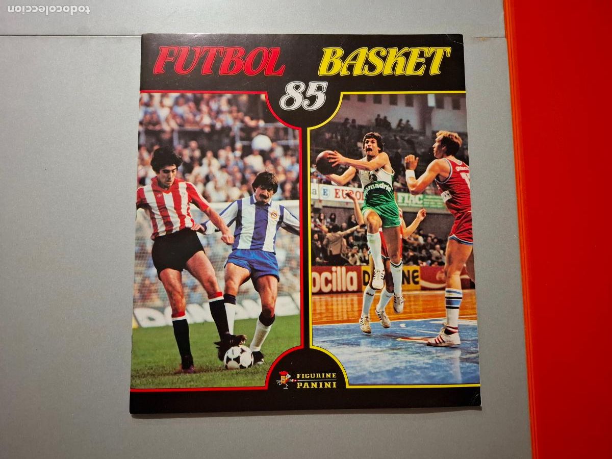 Fu&szlig;ball-Sticker: &Aacute;lbum F&uacute;tbol Basket 85 de Panini Cromo crom liga 1984 1985 84 85