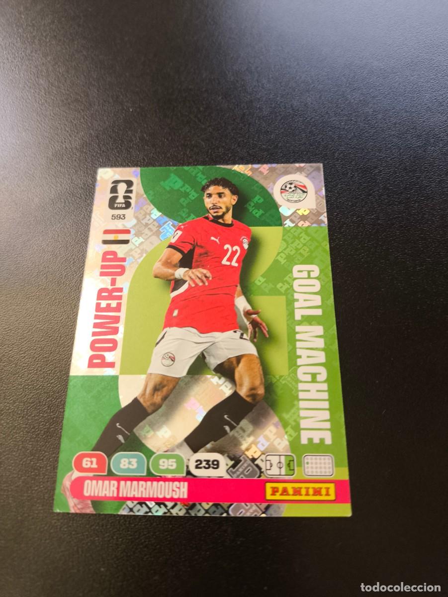 Cromos de F&uacute;tbol: 593 Omar Marmoush EGIPTO GOAL MACHINE ADRENALYN MUNDIAL FIFA WORLD CUP 2026 PANINI NO LIGA ESTE