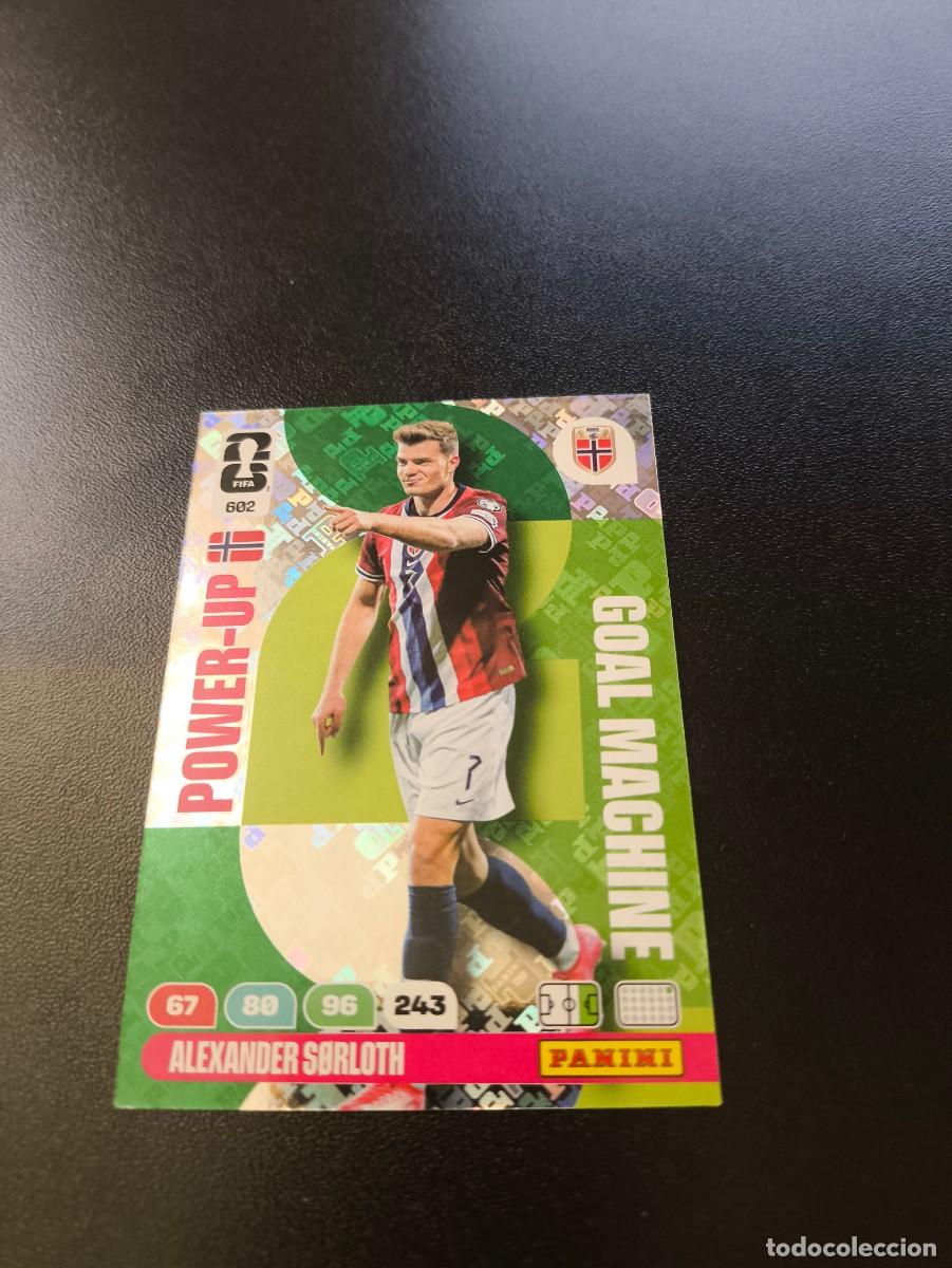 Cromos de F&uacute;tbol: 602 Alexander S&oslash;rloth NORUEGA GOAL MACHINE ADRENALYN MUNDIAL FIFA WORLD CUP 2026 PANINI NO LIGA ESTE