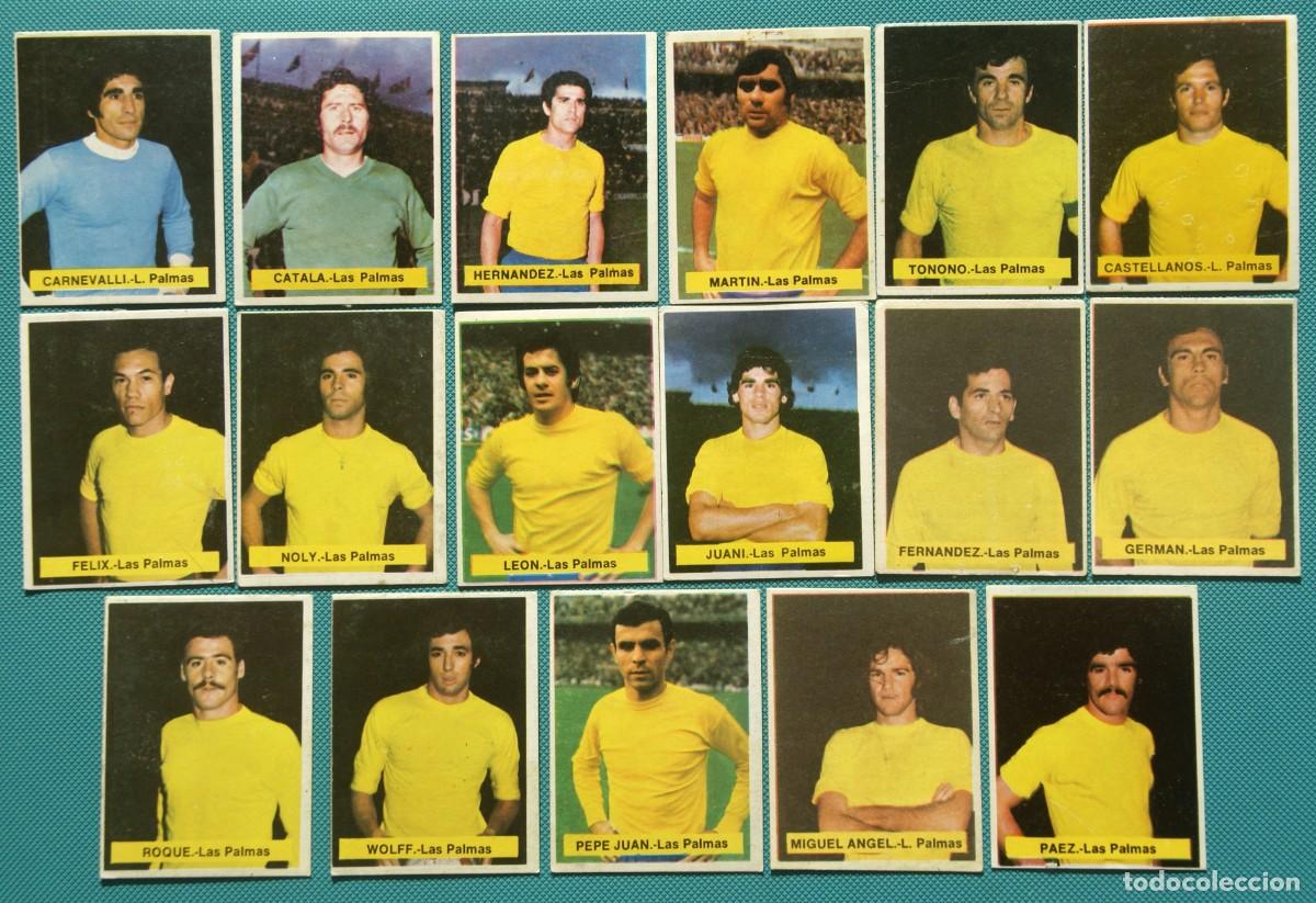 Fu&szlig;ball-Sticker: ED. FINI 75 76 LAS PALMAS. EQUIPO COMPLETO RECUPERADO. DEP LEGAL MA