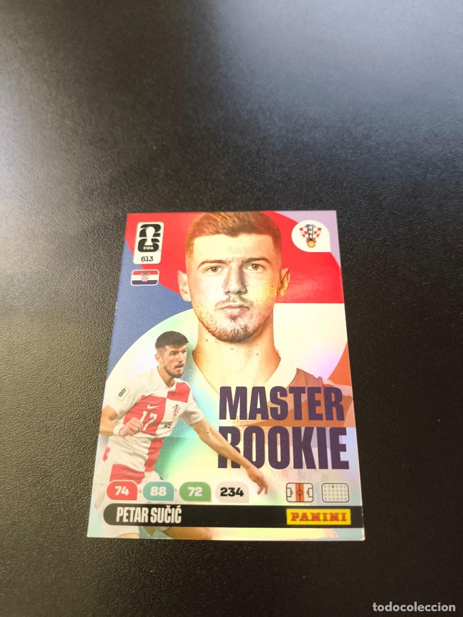 Cromos de F&uacute;tbol: 613 Petar Sučić CROACIA MASTER ROOKIE ADRENALYN MUNDIAL FIFA WORLD CUP 2026 PANINI NO LIGA ESTE