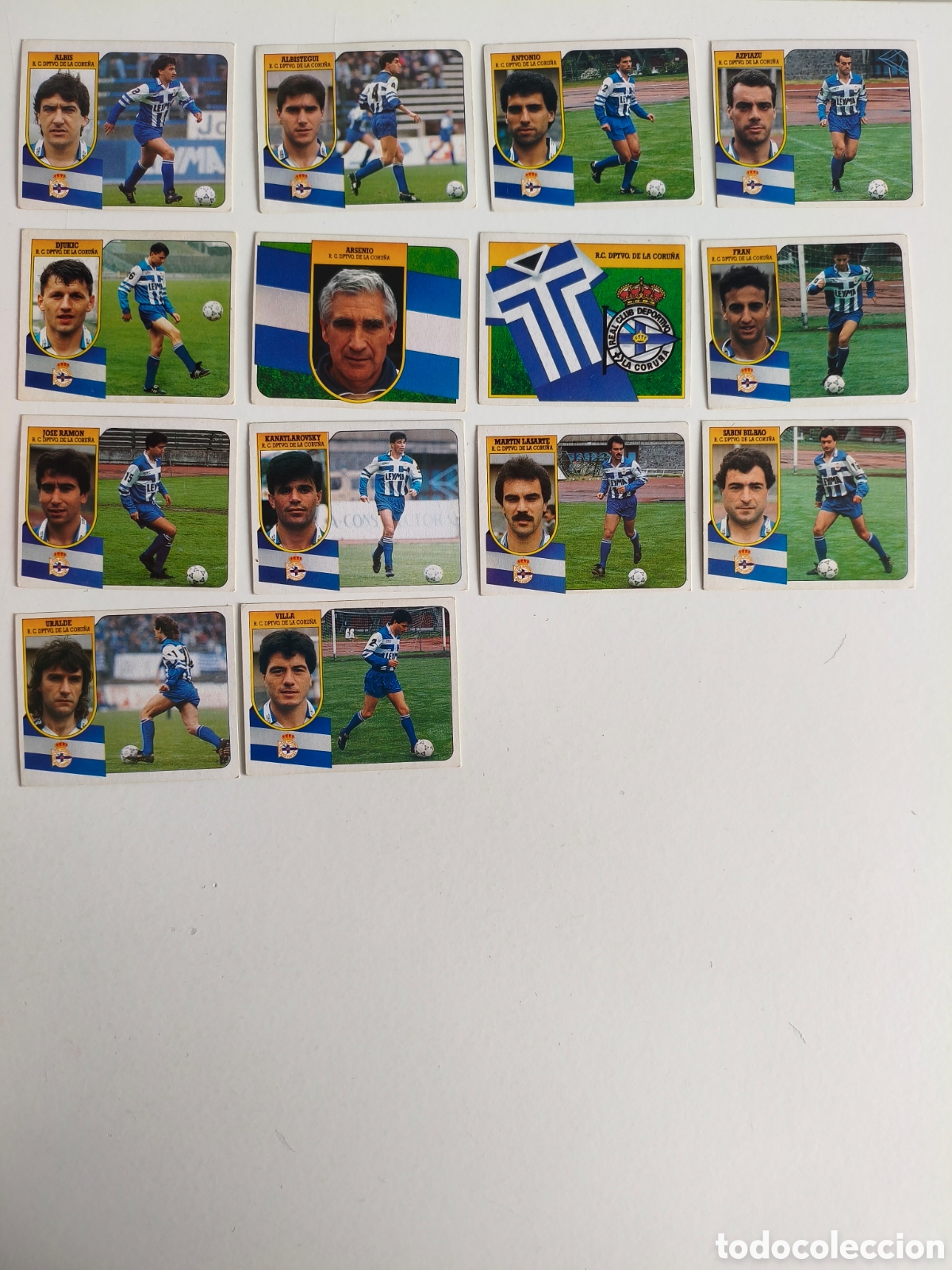Fu&szlig;ball-Sticker: Cromos liga 91 92 RC Deportivo de la Coru&ntilde;a