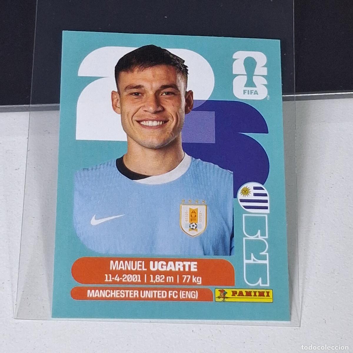 Cromos de F&uacute;tbol: B7 URU 14 URU14 MANUEL UGARTE URUGUAY MUNDIAL FIFA WORLD CUP 2026 STICKER PANINI