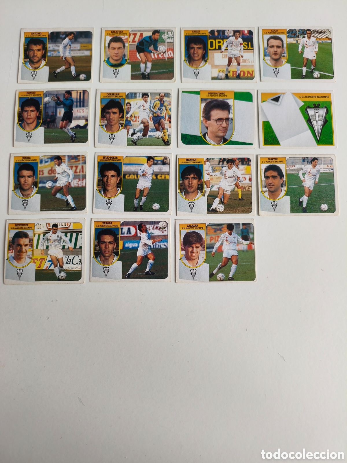 Fu&szlig;ball-Sticker: Cromos liga 91 92 Albacete CF