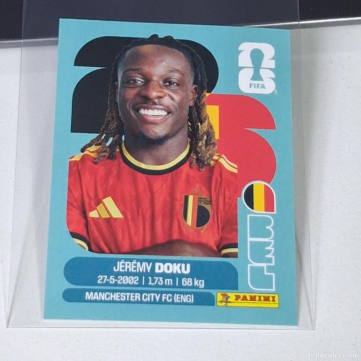 Cromos de F&uacute;tbol: B7 BEL 16 BEL16 J&Eacute;R&Eacute;MY DOKU BELGIUM BELGICA MUNDIAL FIFA WORLD CUP 2026 STICKER PANINI