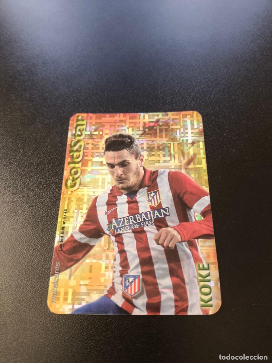 Cromos de F&uacute;tbol: 4/45 KOKE ATLETICO DE MADRID GOLDSTAR TETRIS MUNDICROMO LIGA 2014 2015 NO PANINI ESTE