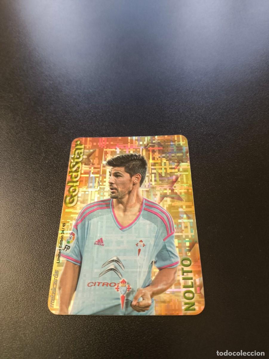 Cromos de F&uacute;tbol: 34/45 NOLITO CELTA GOLDSTAR TETRIS MUNDICROMO LIGA 2014 2015 NO PANINI ESTE