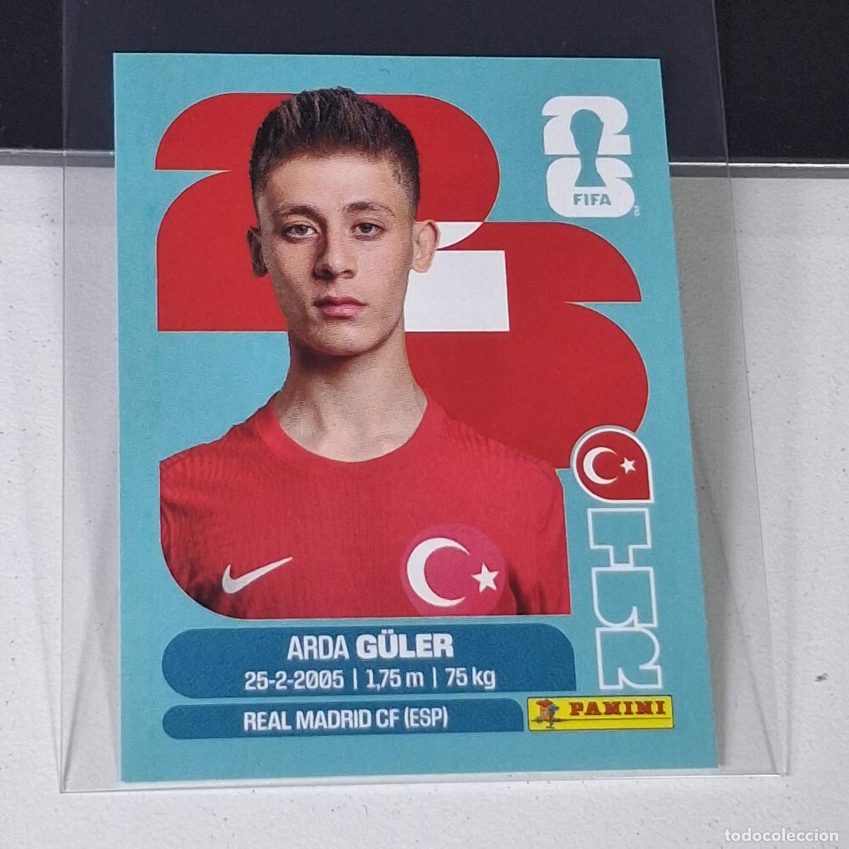 Cromos de F&uacute;tbol: B7 TUR14 ARDA G&Uuml;LER 14 TURQU&Iacute;A TURQUEY TUR MUNDIAL FIFA WORLD CUP 2026 STICKER PANINI