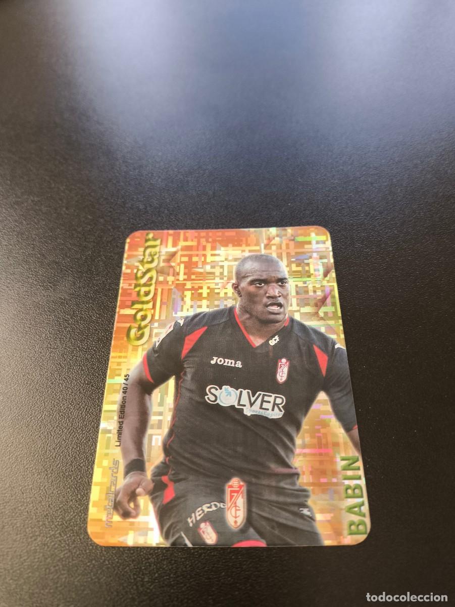 Cromos de F&uacute;tbol: 40/45 BABIN GRANADA GOLDSTAR TETRIS MUNDICROMO LIGA 2014 2015 NO PANINI ESTE
