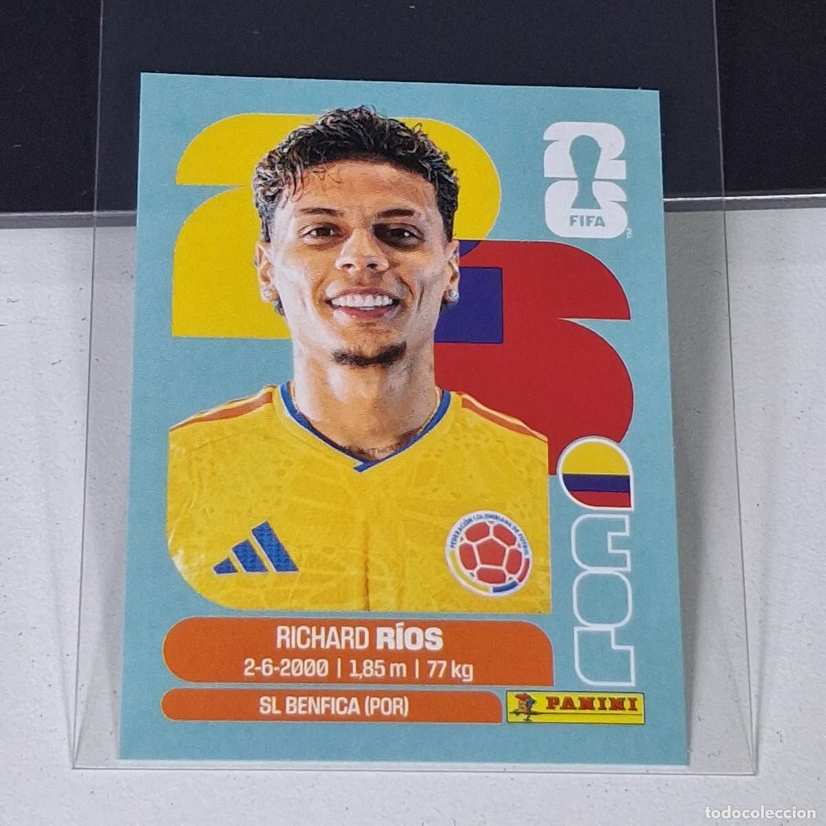 Cromos de F&uacute;tbol: B7 COL12 RICHARD R&Iacute;OS 12 COLOMBIA COL MUNDIAL FIFA WORLD CUP 2026 STICKER PANINI