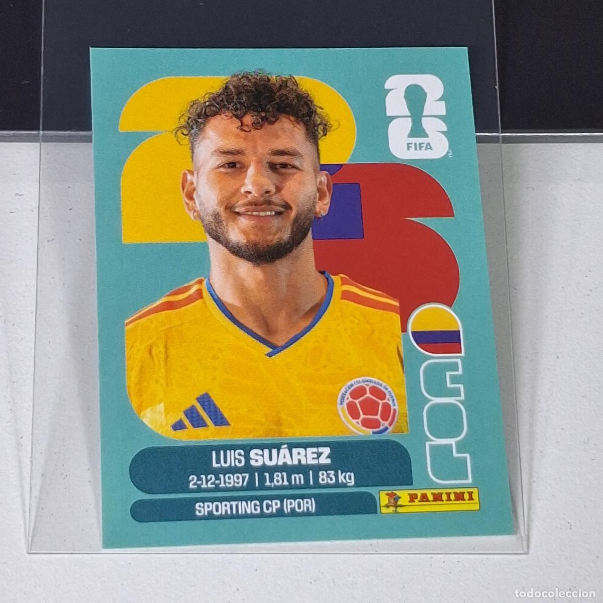 Cromos de F&uacute;tbol: B7 COL19 LUIS SU&Aacute;REZ 19 COLOMBIA COL MUNDIAL FIFA WORLD CUP 2026 STICKER PANINI