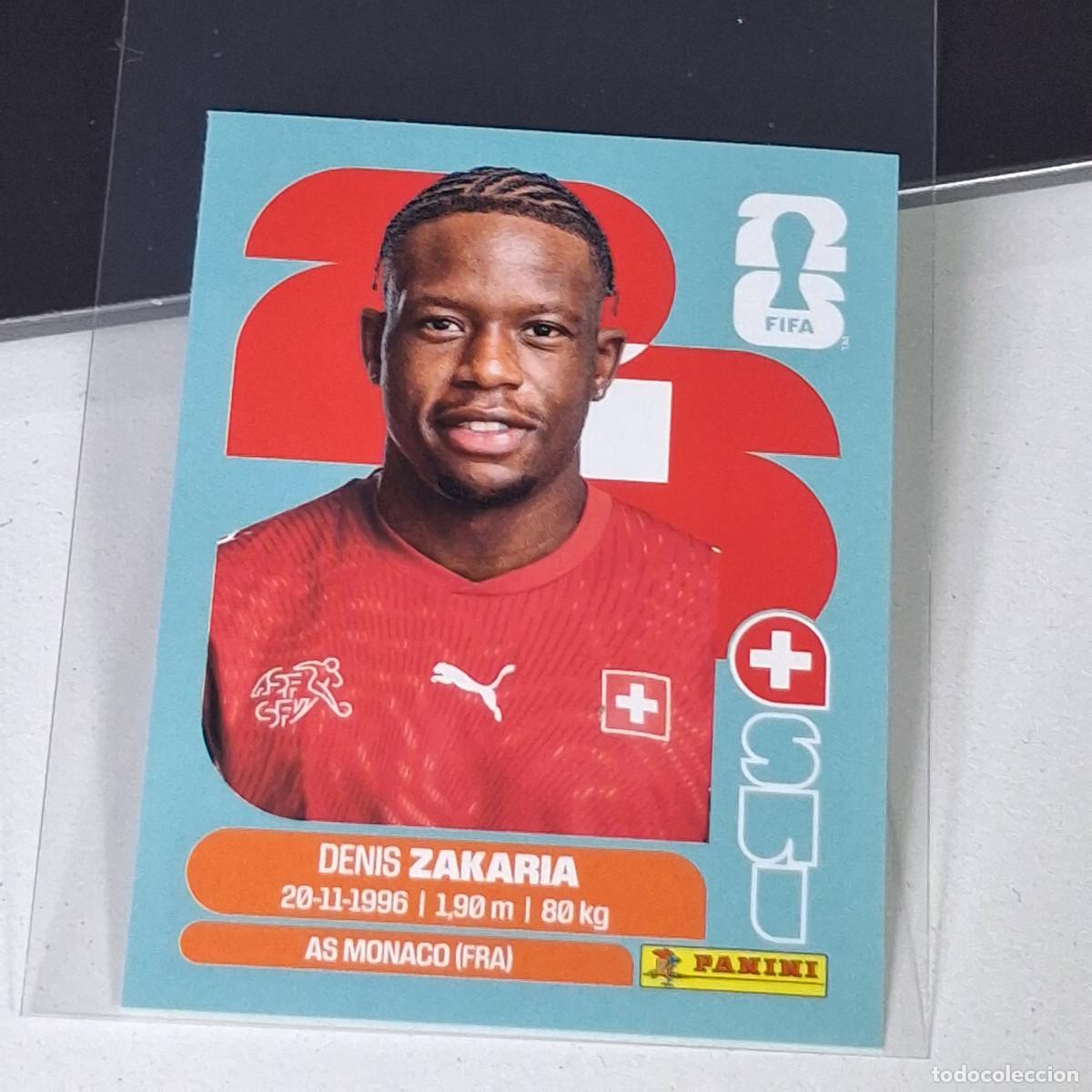 Cromos de F&uacute;tbol: B7 SUI10 DENIS ZAKARIA 10 SUIZA SWITZERLAND SUI MUNDIAL FIFA WORLD CUP 2026 STICKER PANINI