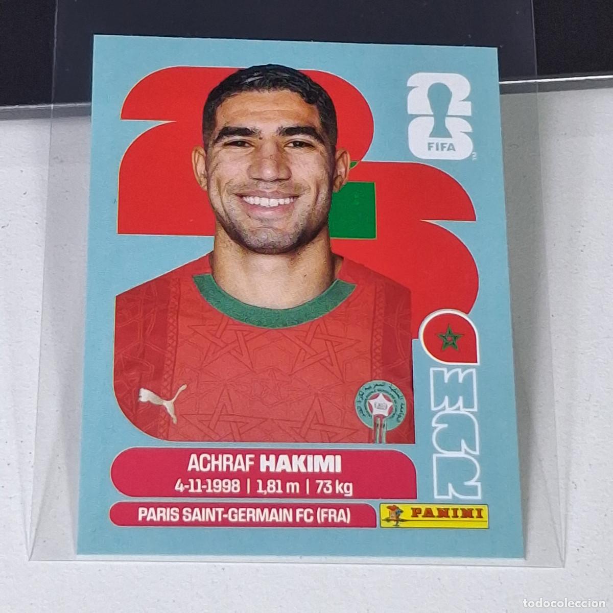 Cromos de F&uacute;tbol: B7 MAR4 ACHRAF HAKIMI 4 MARRUECOS MOROCCO MAR MUNDIAL FIFA WORLD CUP 2026 STICKER PANINI