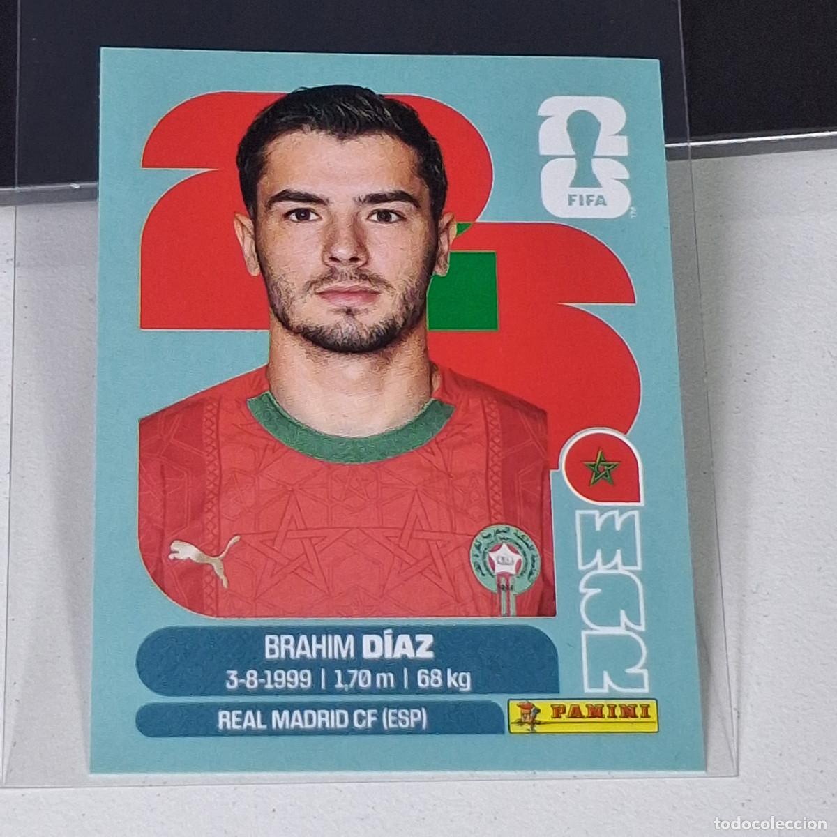 Cromos de F&uacute;tbol: B7 MAR19 BRAHIM D&Iacute;AZ 19 MARRUECOS MAR MUNDIAL FIFA WORLD CUP 2026 STICKER PANINI
