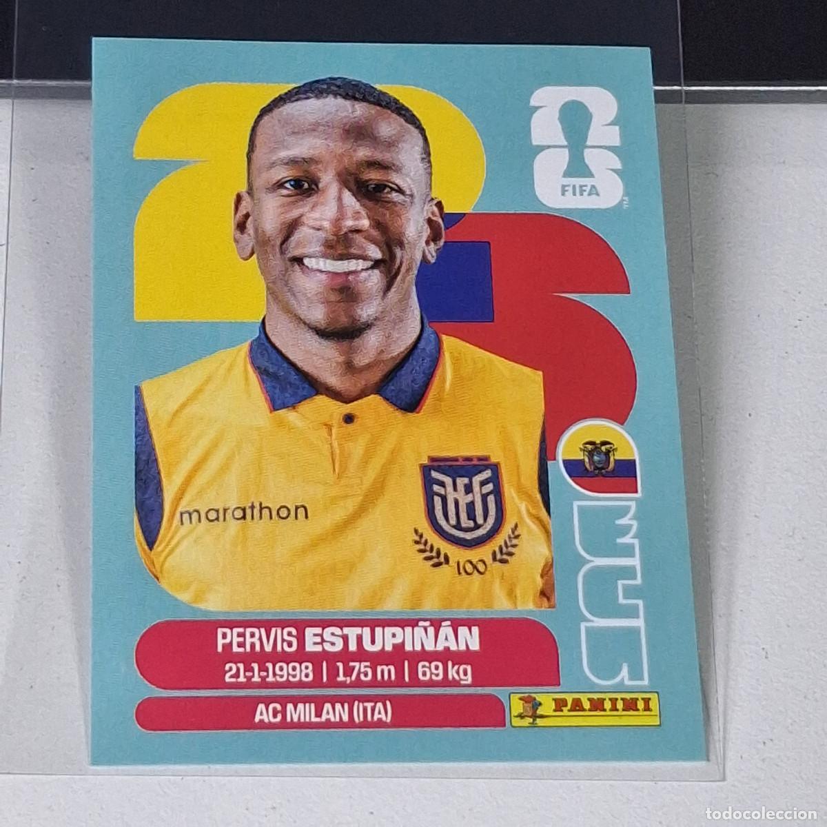 Cromos de F&uacute;tbol: B7 ECU5 PERVIS ESTUPI&Ntilde;&Aacute;N 5 ECUADOR ECU MUNDIAL FIFA WORLD CUP 2026 STICKER PANINI