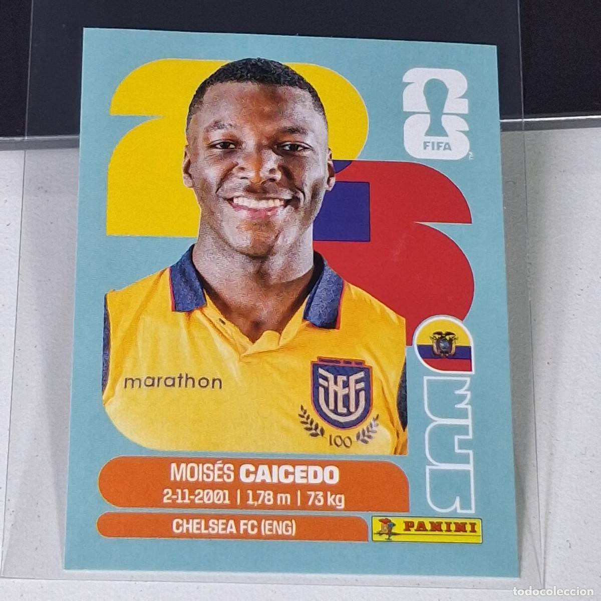 Cartes &agrave; collectionner de Football: B7 ECU9 MOIS&Eacute;S CAICEDO 9 ECUADOR ECU MUNDIAL FIFA WORLD CUP 2026 STICKER PANINI