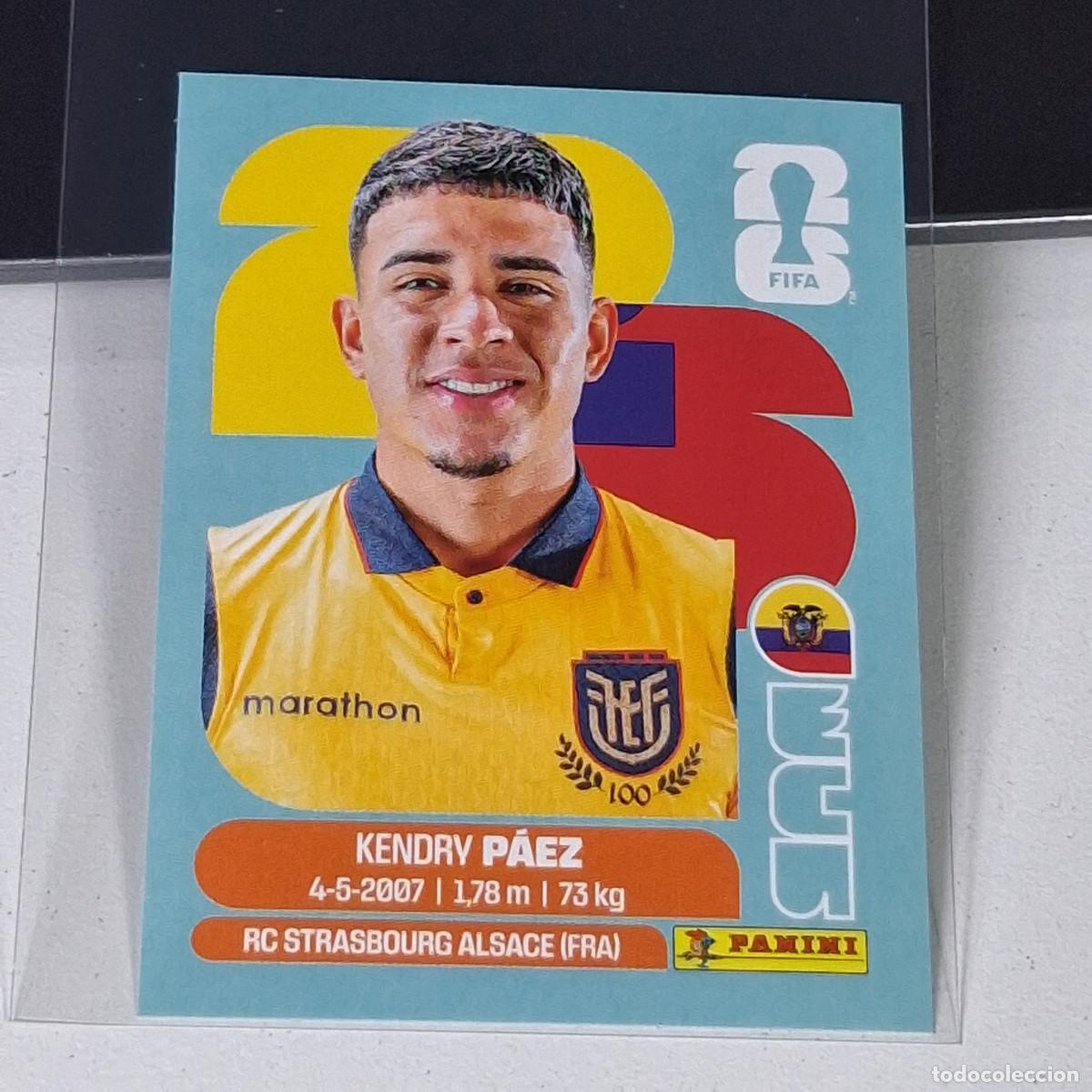 Cartes &agrave; collectionner de Football: B7 ECU11 KENDRY P&Aacute;EZ 11 ECU ECUADOR MUNDIAL FIFA WORLD CUP 2026 STICKER PANINI