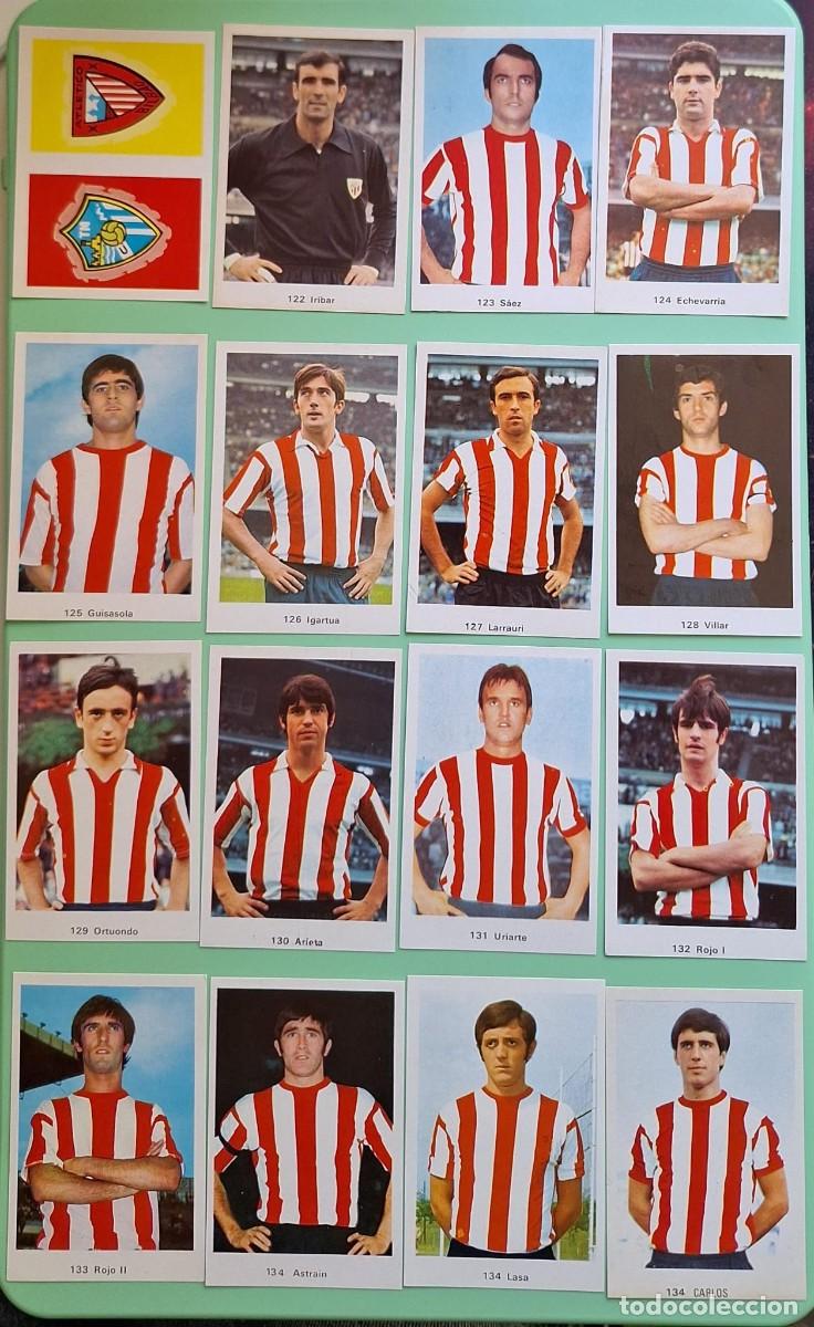 Cromos de F&uacute;tbol: CROMOS LOTE ATHLETIC RUIZ ROMERO LIGA 72 73 1972 1973 SIN PEGAR EQUIPO COMPLETO (-1) INCLUYE TRIPLE