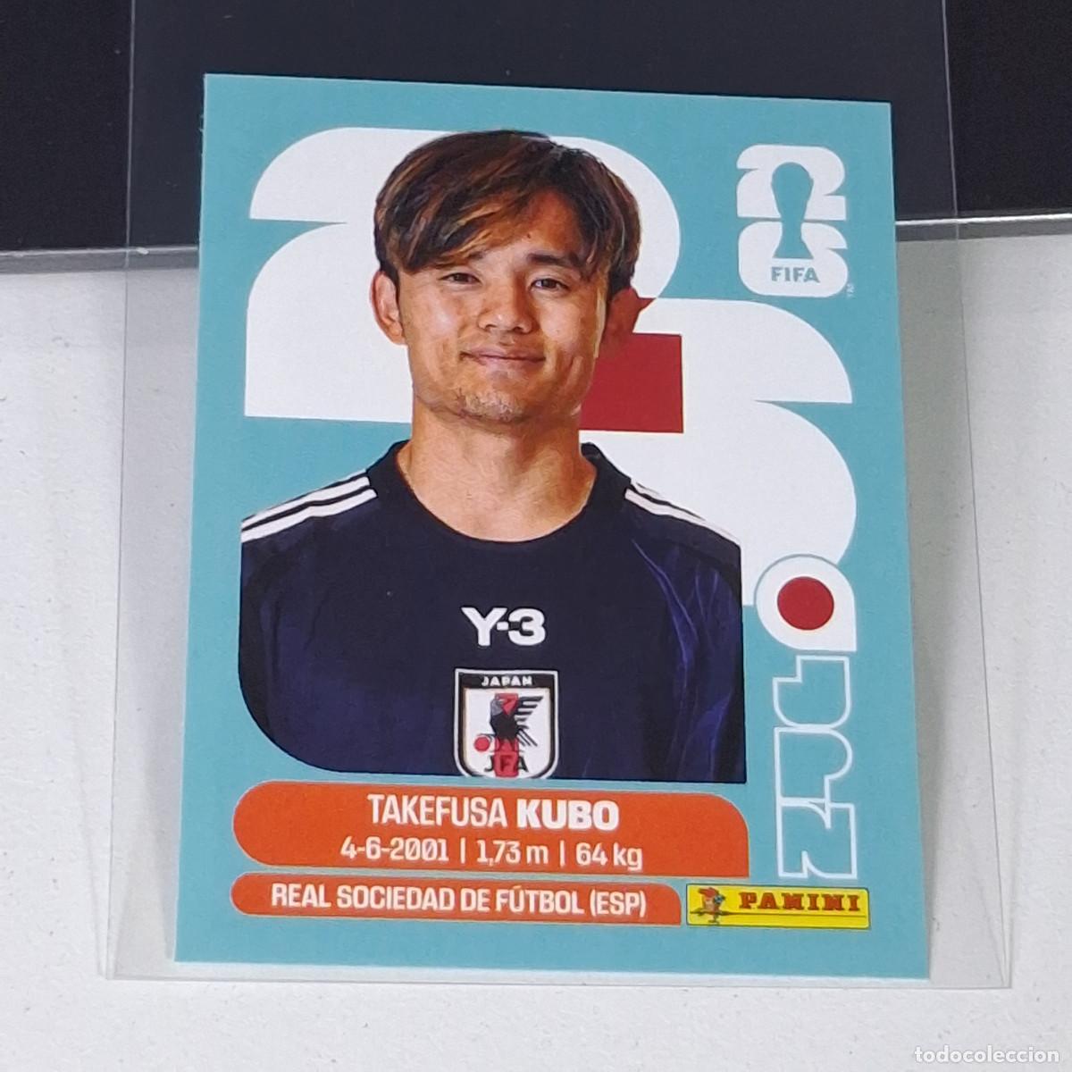 Cartes &agrave; collectionner de Football: B7 JPN12 TAKEFUSA KUBO 12 JAP&Oacute;N JAPAN JPN MUNDIAL FIFA WORLD CUP 2026 STICKER PANINI