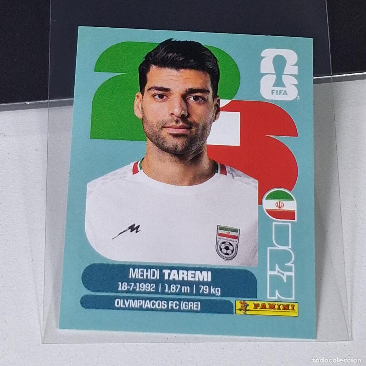 Cartes &agrave; collectionner de Football: B7 IRN18 MEHDI TAREMI 18 IR&Aacute;N IRN IRAO MUNDIAL FIFA WORLD CUP 2026 STICKER PANINI