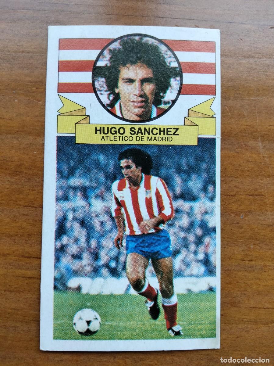 Fu&szlig;ball-Sticker: Hugo S&aacute;nchez baja At. Madrid cromo &aacute;lbum liga Este 85 86