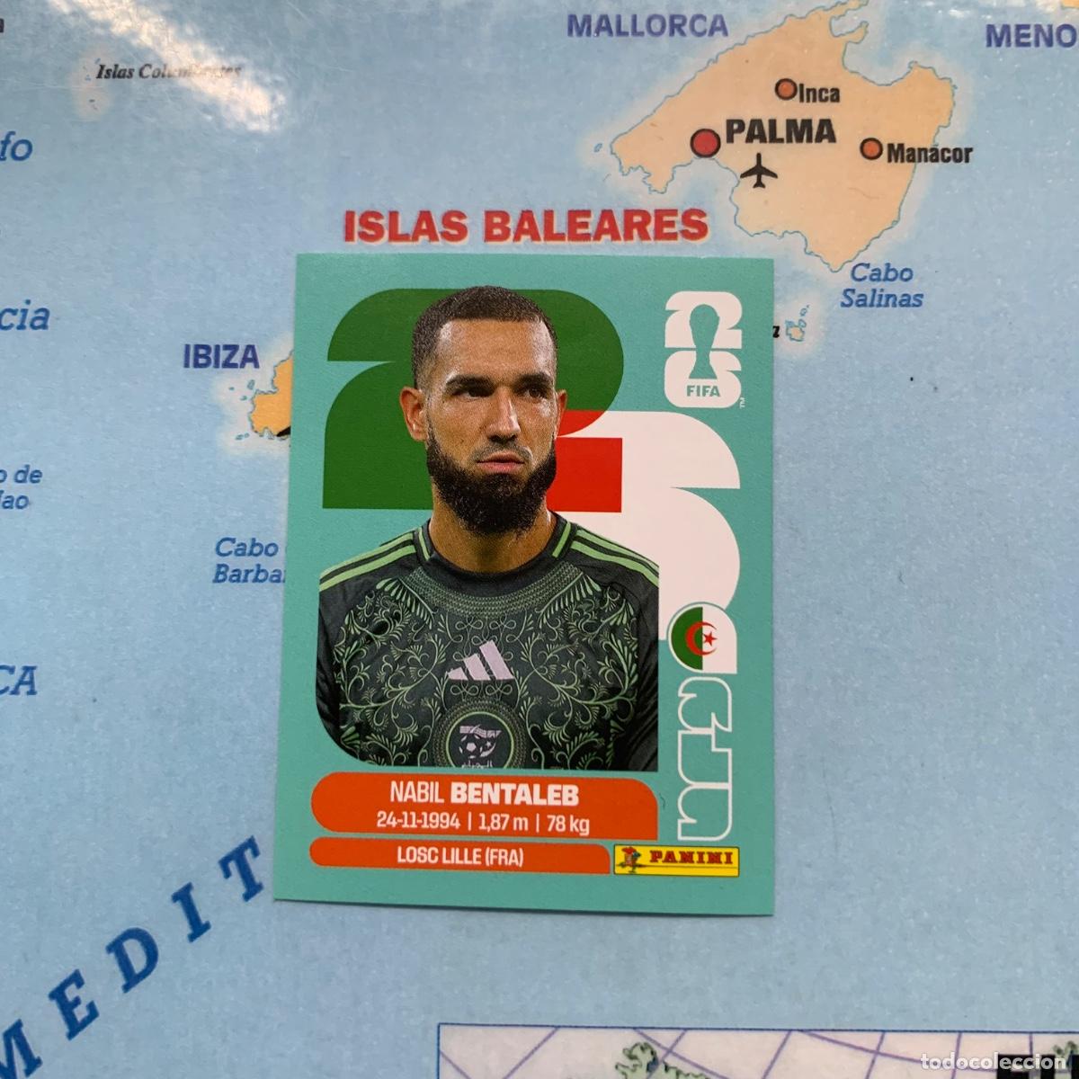 Cromos de Futebol: Argelia n&uacute;mero 12 cromo panini Mundial Fifa World Cup 2026