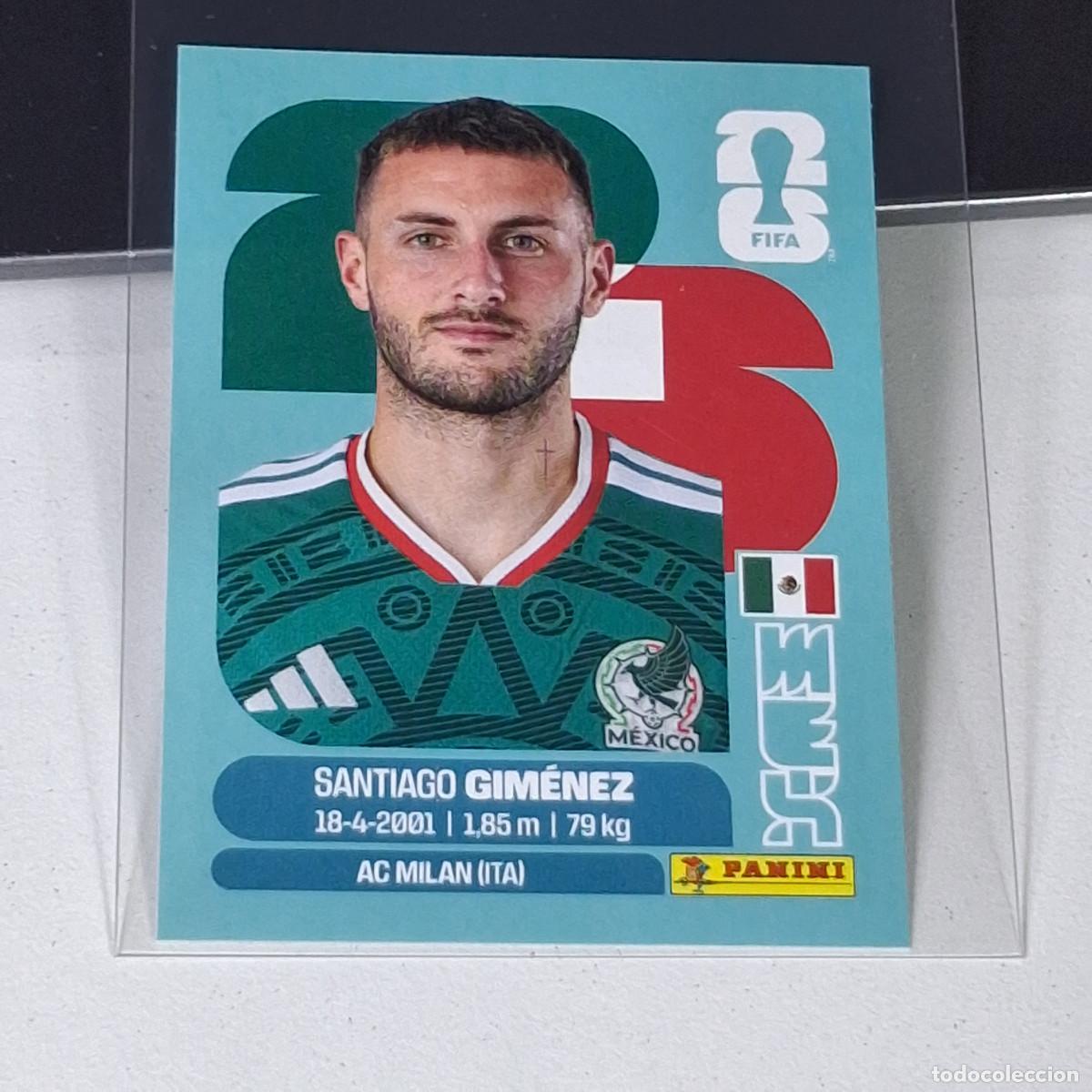 Cromos de Futebol: B7 MEX 16 MEX16 SANTIAGO GIMENEZ MEXICO MUNDIAL FIFA WORLD CUP 2026 STICKER PANINI
