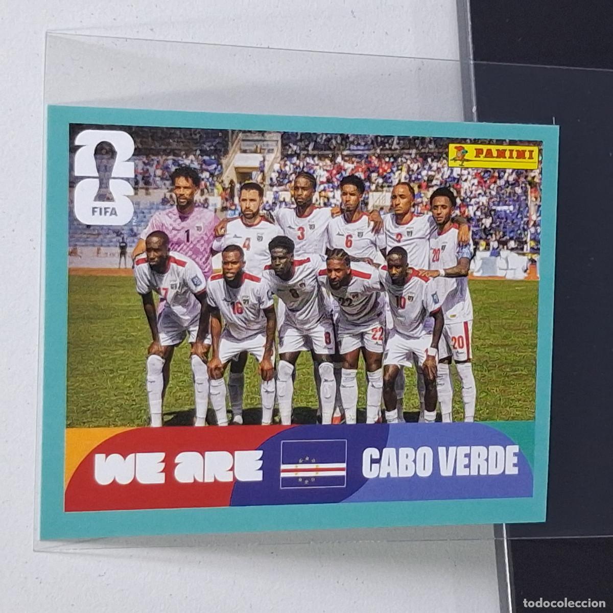 Cromos de Futebol: B7 CPV13 TEAM PHOTO EQUIPO 13 CABO VERDE CAPE CPV MUNDIAL FIFA WORLD CUP 2026 STICKER PANINI