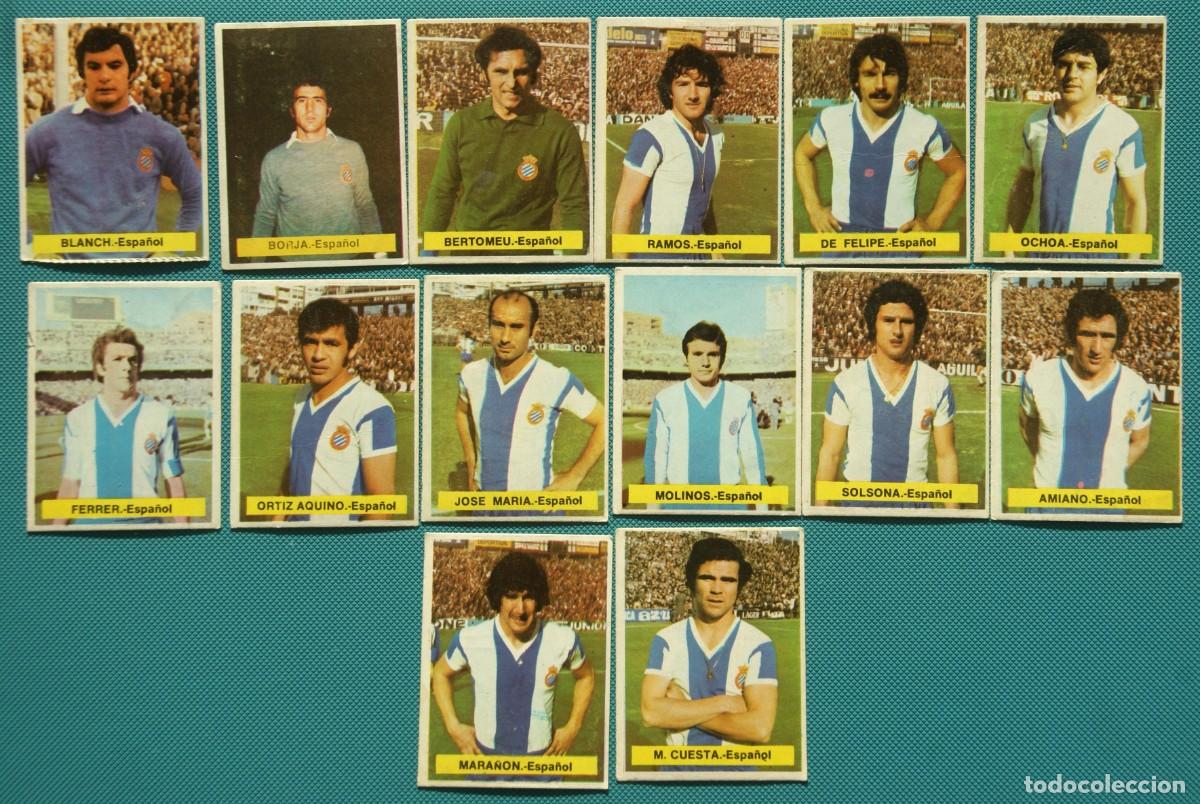 Fu&szlig;ball-Sticker: ED. FINI 75 76 ESPA&Ntilde;OL. EQUIPO COMPLETO RECUPERADO. TODO LO EDITADO DEP LEGAL MA