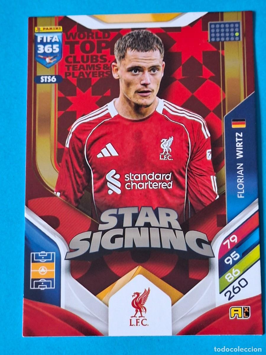 Cromos de Futebol: STAR SIGNINGS Upgrade #STS06 FLORIAN WIRTZ (Liverpool) - PANINI Adrenalyn XL FIFA 365 WTC 2026