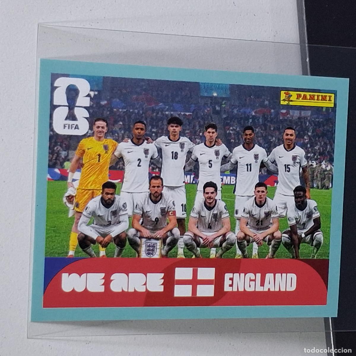 Cromos de Futebol: B7 ENG13 TEAM PHOTO EQUIPO 13 INGLATERRA ENGLAND ENG MUNDIAL FIFA WORLD CUP 2026 STICKER PANINI