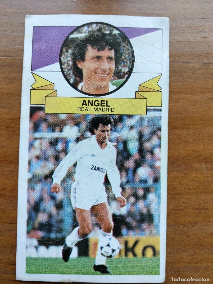 Cromos de F&uacute;tbol: Angel baja Real Madrid cromo &aacute;lbum liga Este 85 86