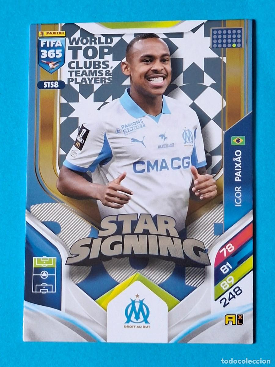 Cromos de F&uacute;tbol: STAR SIGNING Upgrade #STS08 IGOR PAIX&Atilde;O (Marseille) - PANINI Adrenalyn XL FIFA 365 WTC 2026