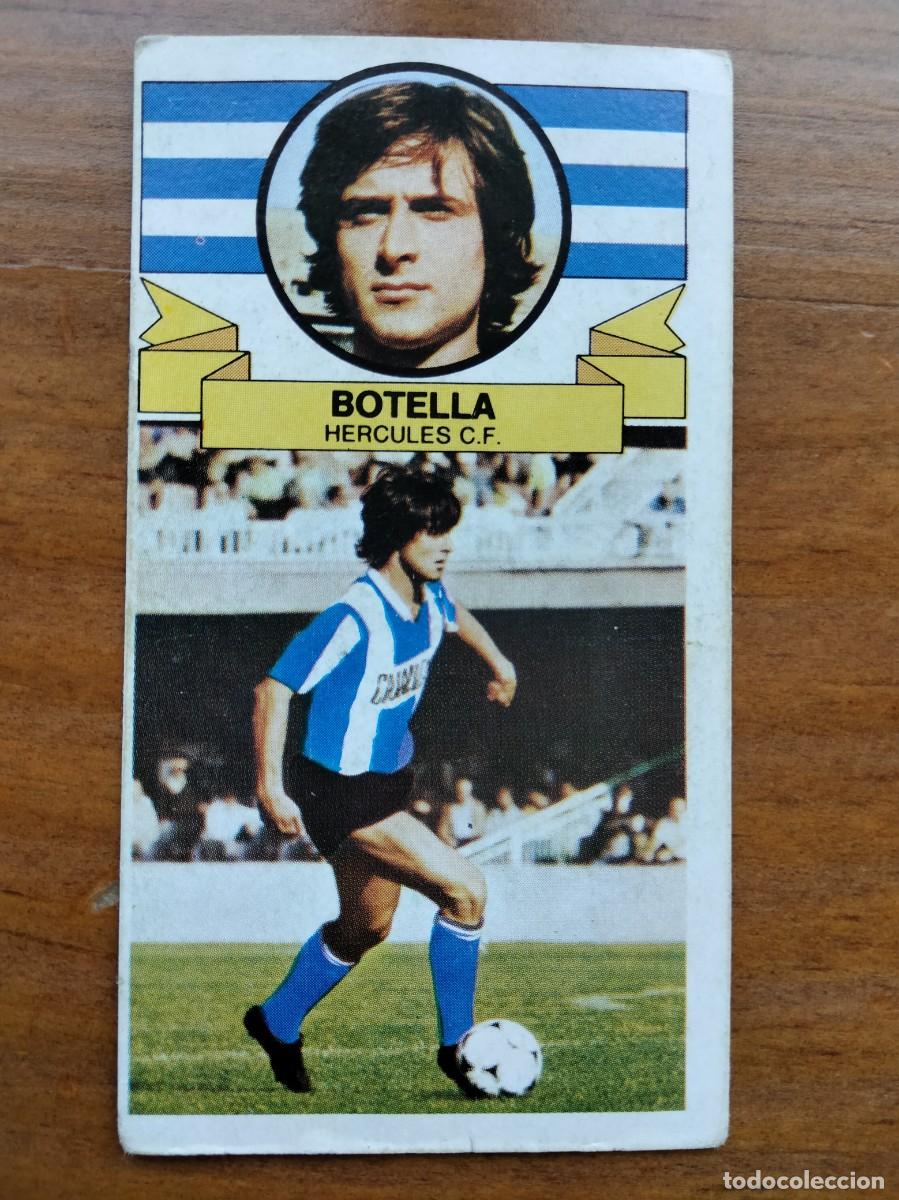 Fu&szlig;ball-Sticker: Botella fichaje 14 H&eacute;rcules cromo &aacute;lbum liga Este 85 86