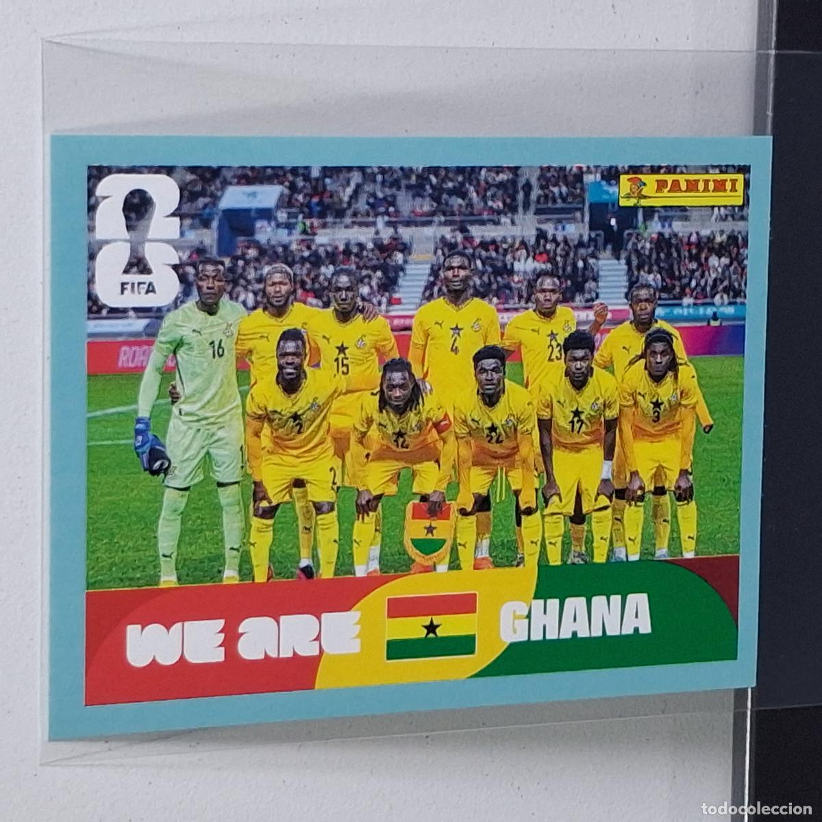 Cromos de F&uacute;tbol: B7 GHA 13 GHA13 PLANTILLA EQUIPO TEAM GHANA GHA MUNDIAL FIFA WORLD CUP 2026 STICKER PANINI