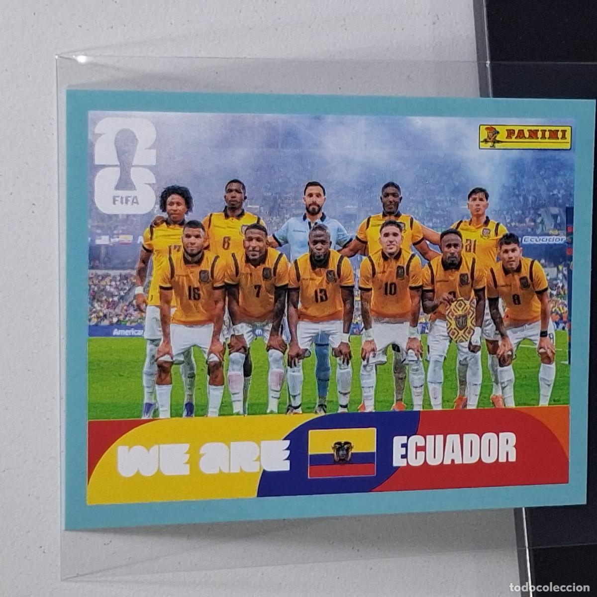 Cromos de F&uacute;tbol: B7 ECU13 TEAM PHOTO EQUIPO 13 ECU ECUADOR MUNDIAL FIFA WORLD CUP 2026 STICKER PANINI