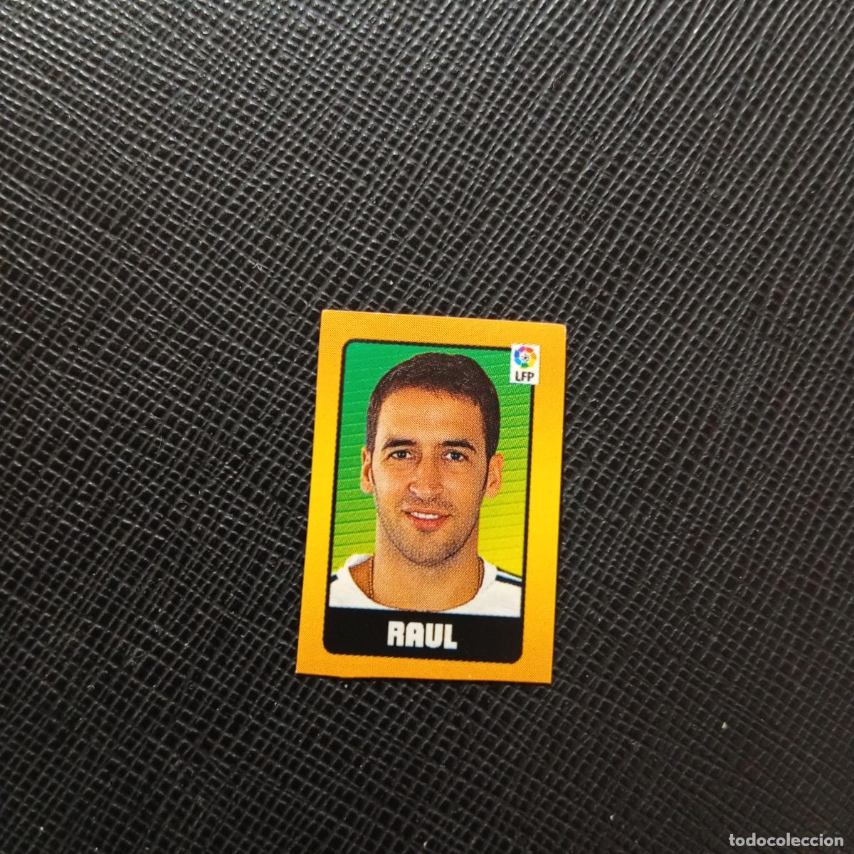 Football Stickers: 134 RAUL REAL MADRID CHICLE LIGA CRACKS 2004 CROMO 04 - SIN PEGAR - A107 PG334