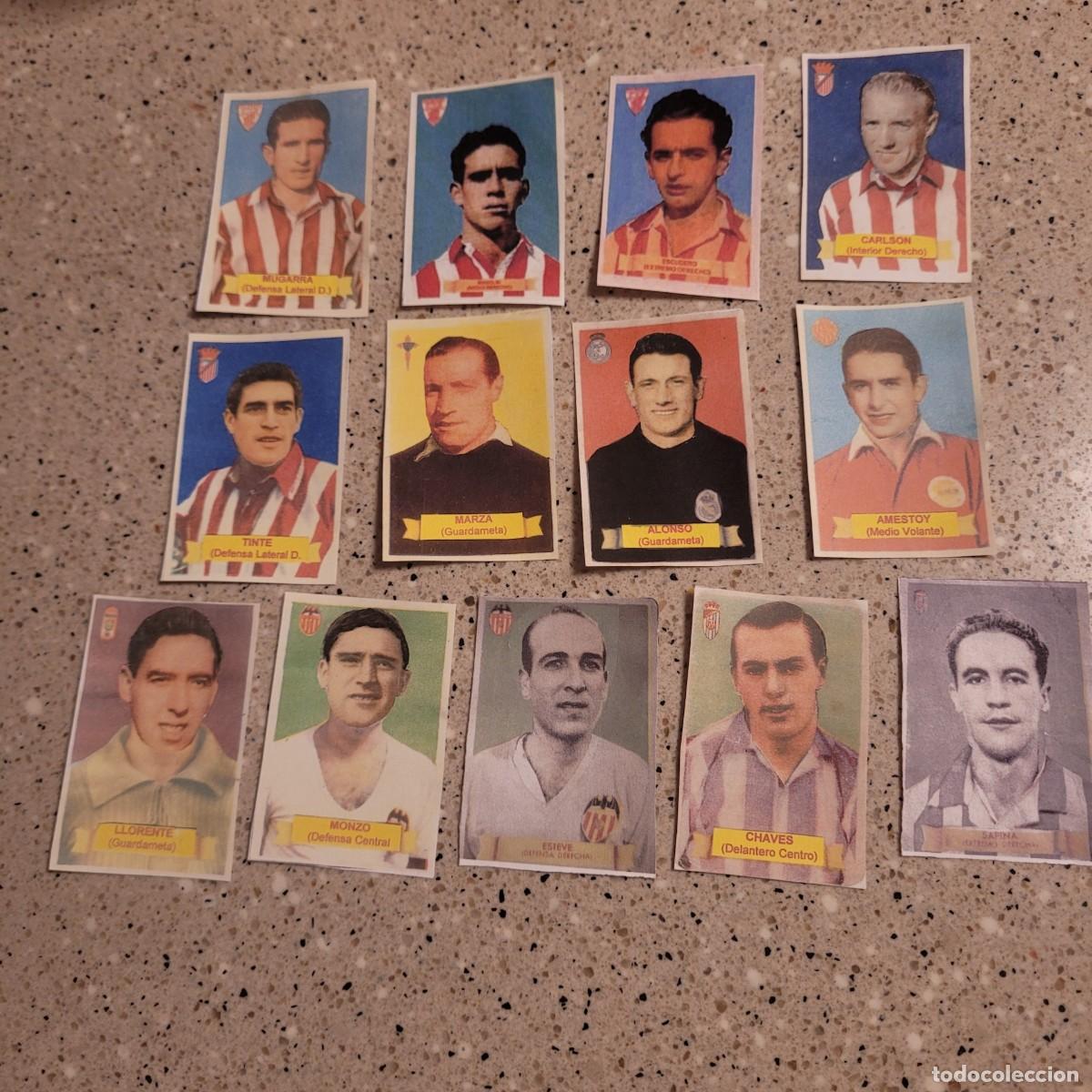 Cartes &agrave; collectionner de Football: LOTE 13 CROMOS DE CAMPEONES 1949 DE BRUGUERA