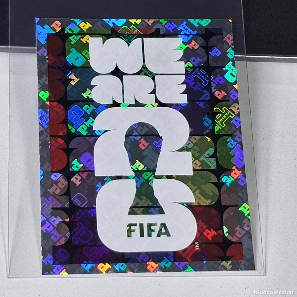 Cromos de F&uacute;tbol: B7 FWC4 OFFICIAL SLOGAN WE ARE PANINI MUNDIAL FIFA WORLD CUP 2026 STICKER PANINI