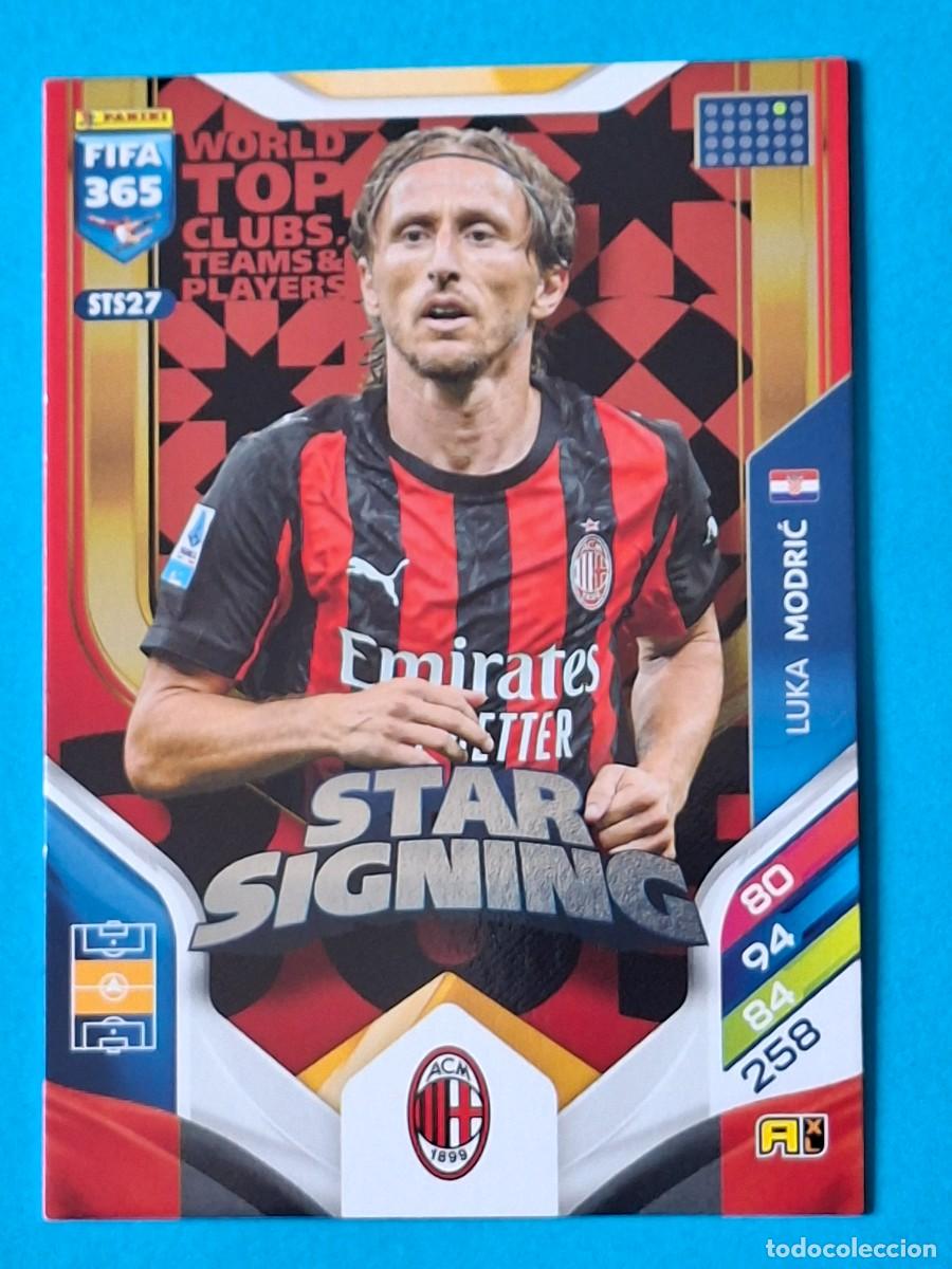 Cromos de F&uacute;tbol: STAR SIGNING Upgrade #STS27 LUKA MODRIĆ (AC Milan) - PANINI Adrenalyn XL FIFA 365 WTC 2026