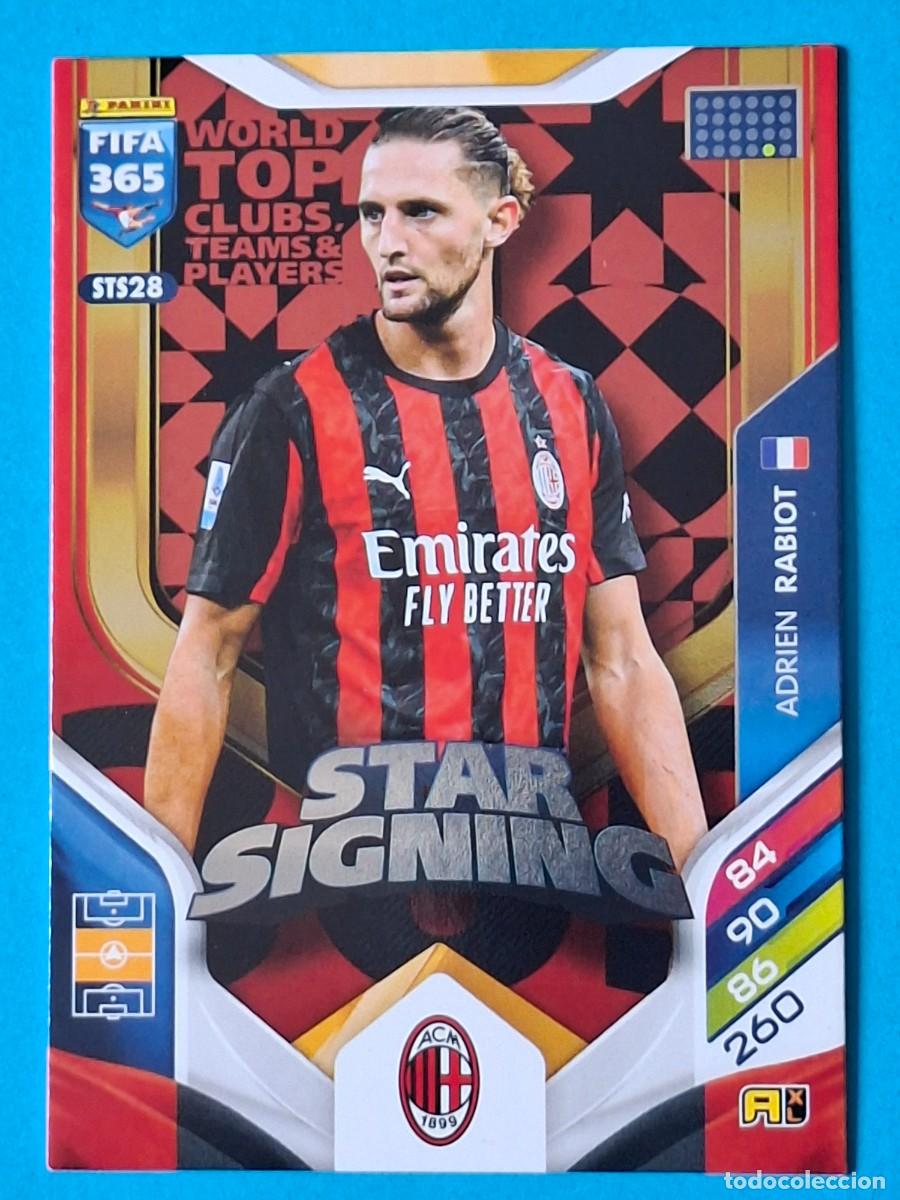 Cromos de F&uacute;tbol: STAR SIGNING Upgrade #STS28 ADRIEN RABIOT (AC Milan) - PANINI Adrenalyn XL FIFA 365 WTC 2026