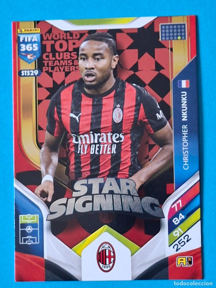 Cromos de F&uacute;tbol: STAR SIGNING Upgrade #STS29 CHRISTOPHER NKUNKU (AC Milan) - PANINI Adrenalyn XL FIFA 365 WTC 2026