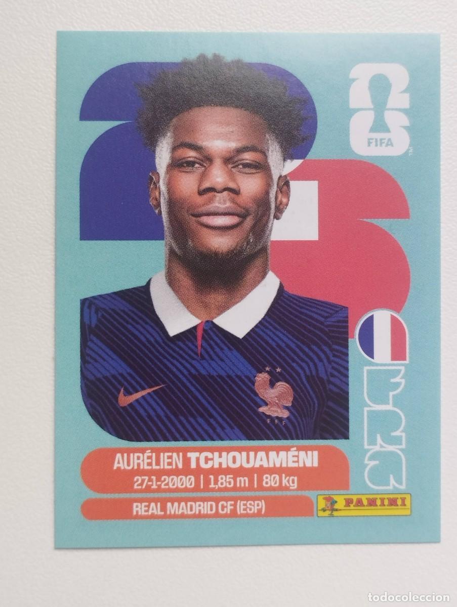 Cartes &agrave; collectionner de Football: CROMO STICKER WORLD CUP 2026 MUNDIAL 26 PANINI FRANCIA FRA9 FRA 9 TCHOUAMENI