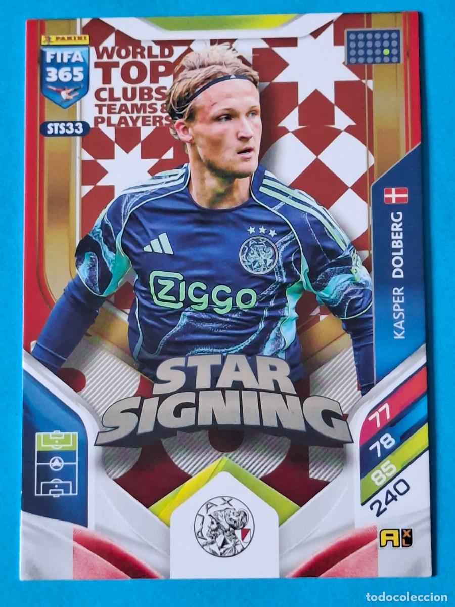 Cartes &agrave; collectionner de Football: STAR SIGNING Upgrade #STS33 KASPER DOLBERG (Ajax) - PANINI Adrenalyn XL FIFA 365 WTC 2026