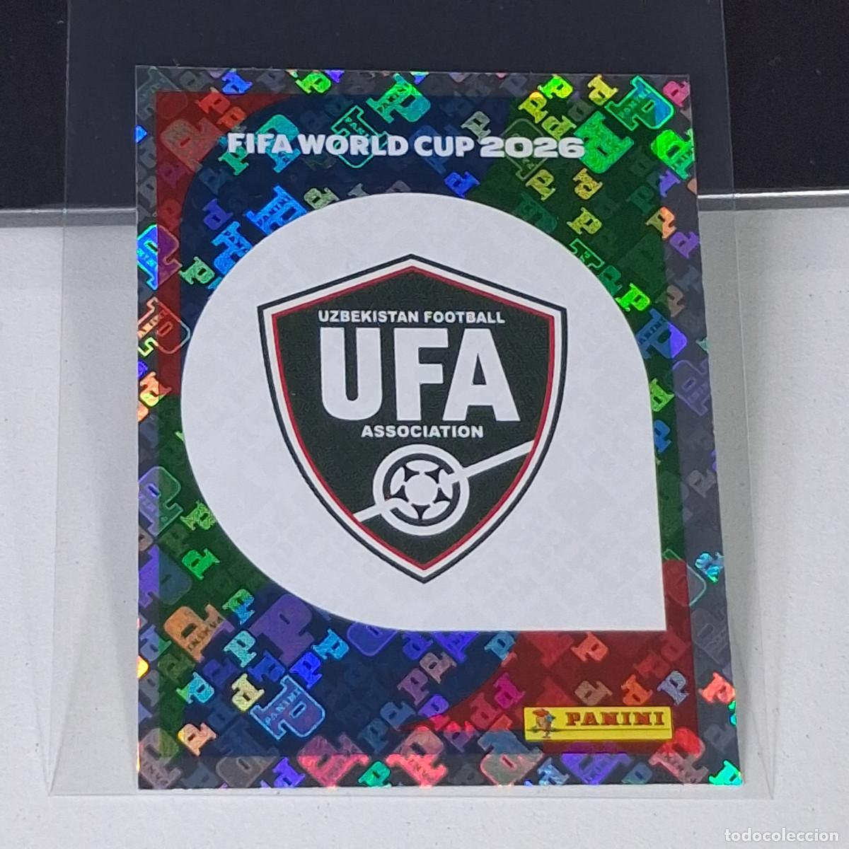 Cartes &agrave; collectionner de Football: B7 UZB1 EMBLEM ESCUDO 1 UZBEKIST&Aacute;N UZB MUNDIAL FIFA WORLD CUP 2026 STICKER PANINI